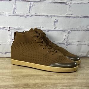 Suavs The Legacy Brown Knit High Top Sneakers Men's Size 11 Lace Up Shoes